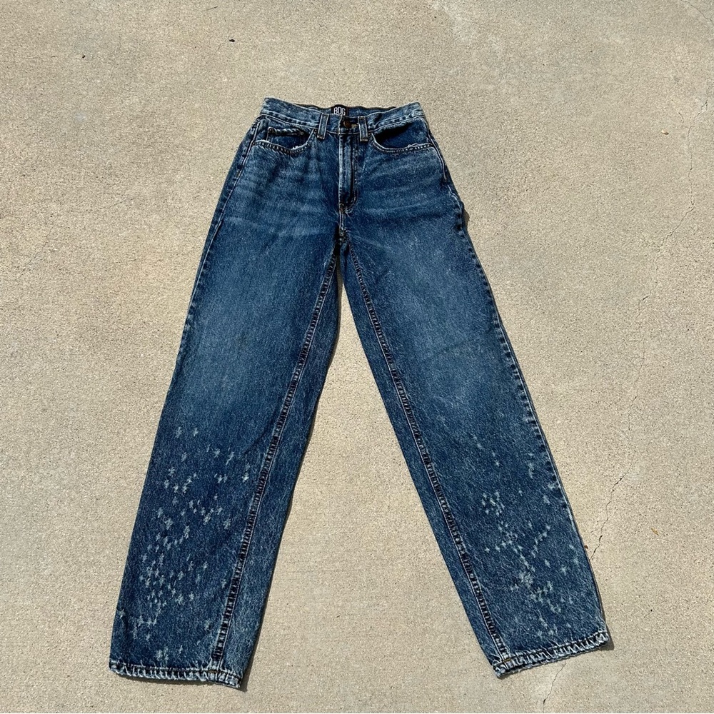 BDG high rise baggy distressed jeans